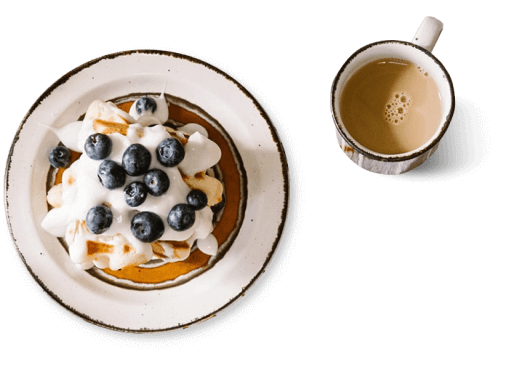 cake and coffee